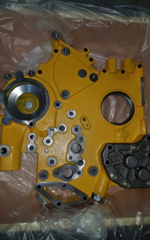 Tapa bomba de aceite - motor Caterpillar 3066 - excavadora Caterpillar 320C